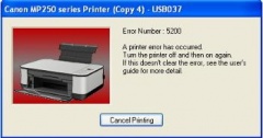 Коды ошибок принтеров Canon